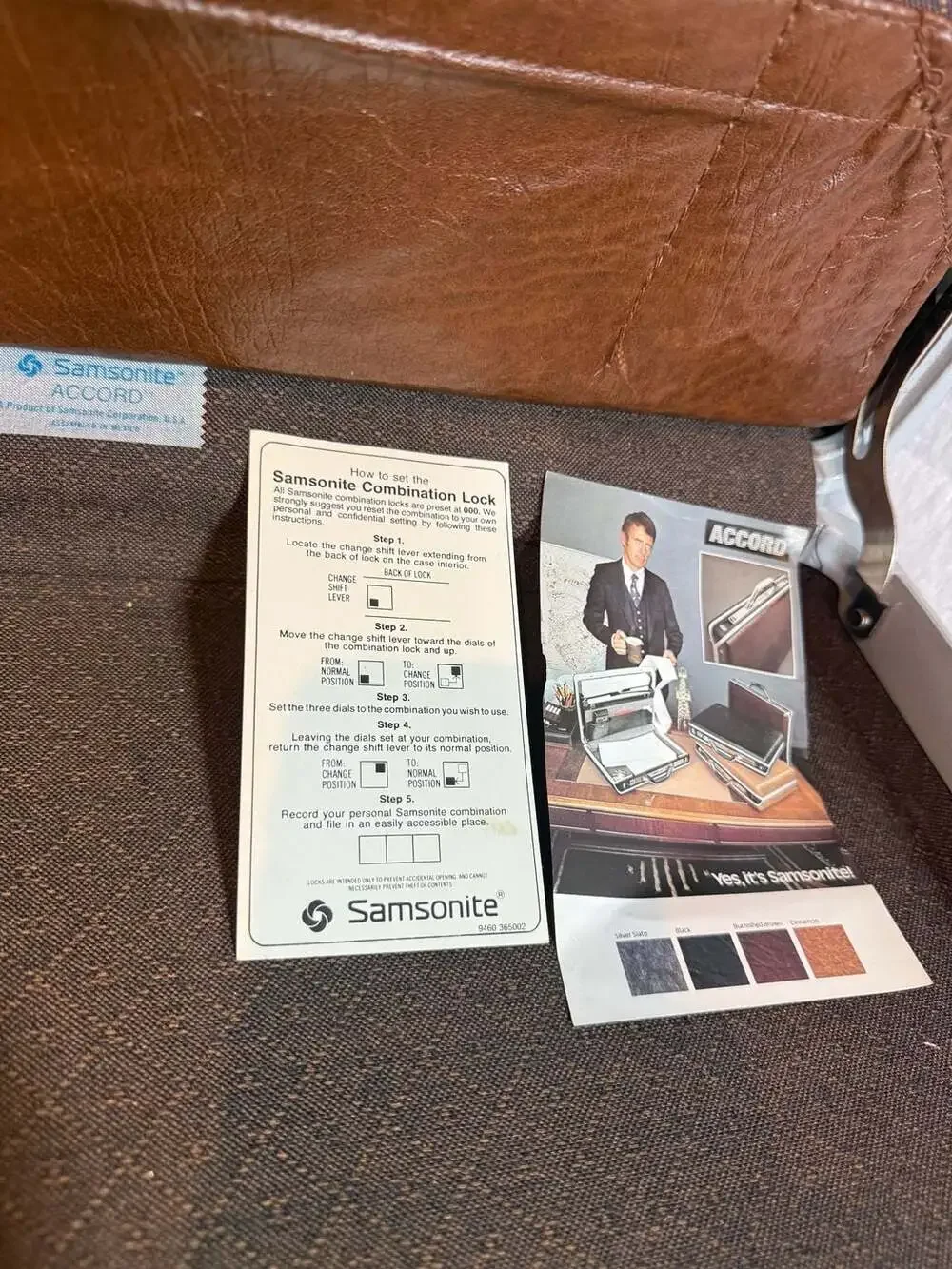 Vintage Samsonite Accord 5